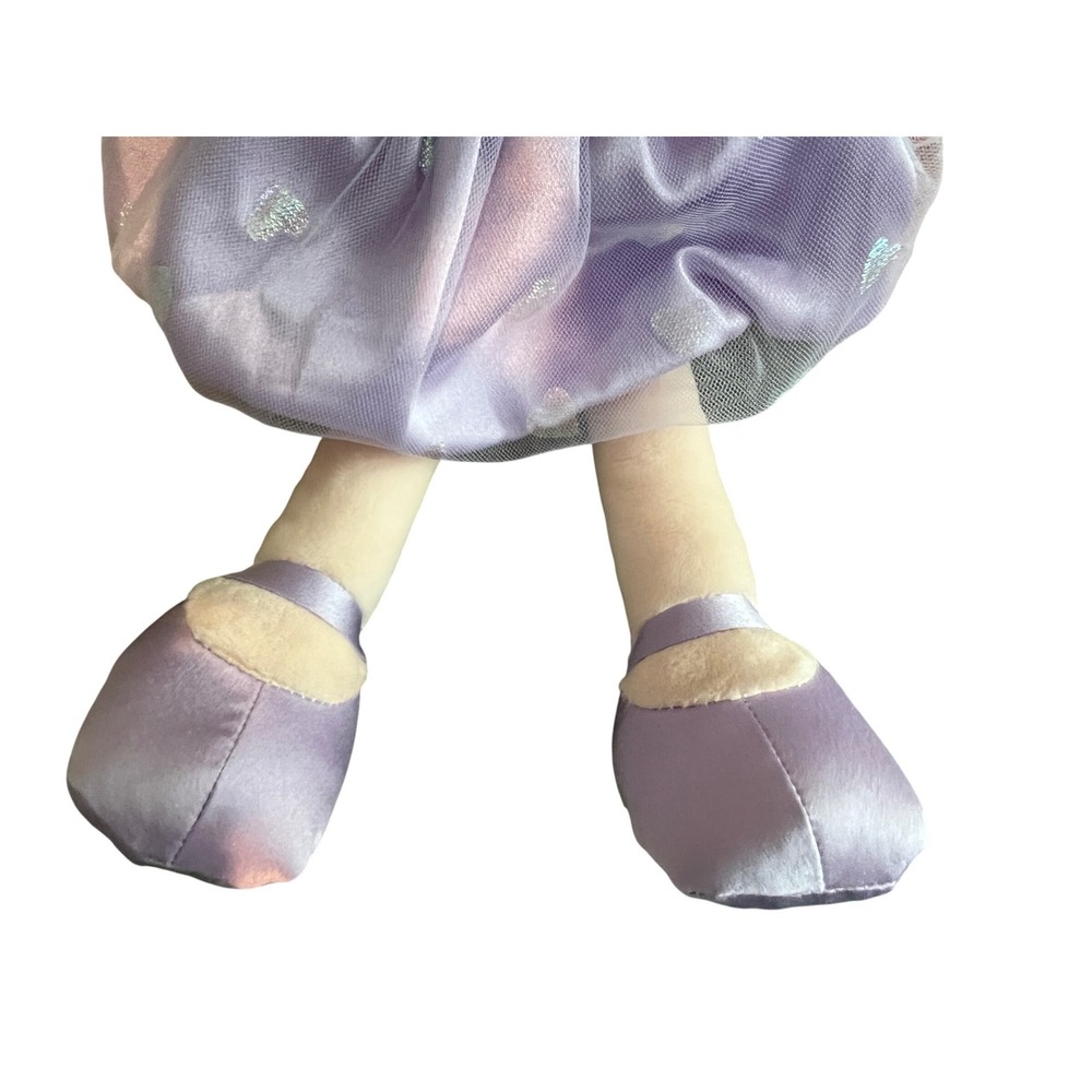 Gloveleya Baby Doll Gifts Plush Curly‎ Girl Toys with Love Purple Light Skin - Picture 4 of 16